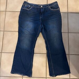 Faded Glory Dark Blue Denim Jeans   New without tags bootcut
